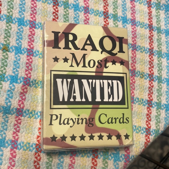 Iraqi Most Wanted Playing Cards sealed - Picture 1 of 4